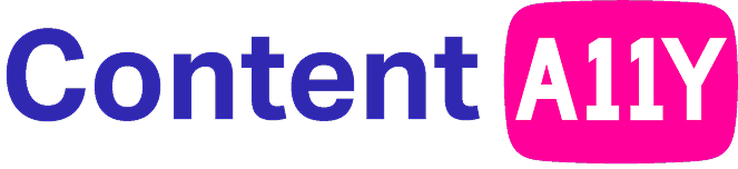 content a11y logo